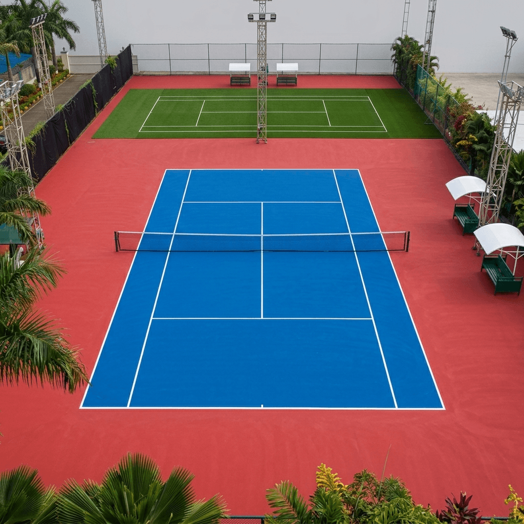 Tennis Court Tiles — Courts by TrussTech Sports & Fitness, Jaipur