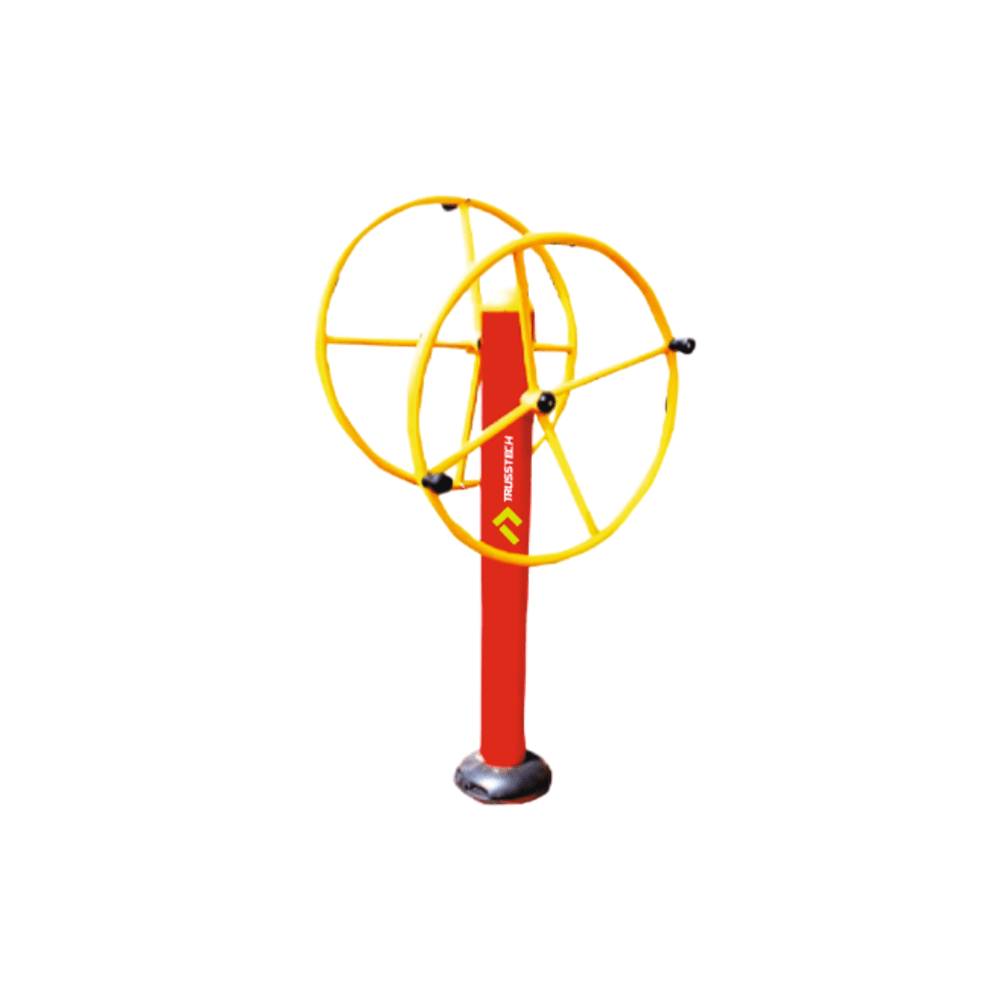 Shoulder Builder Double Wheel - Outdoor Gym by TrussTech Sports & Fitness, Jaipur