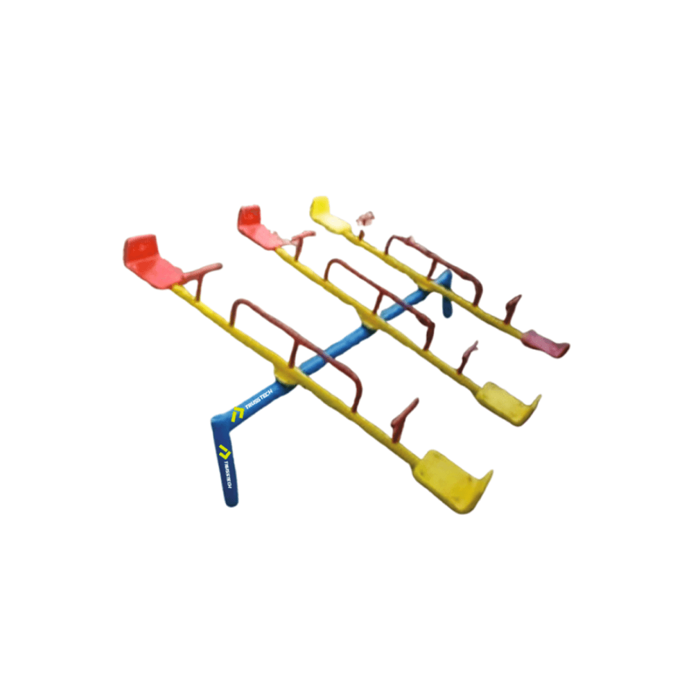 Triple See Saw - Playground Equipment by TrussTech Sports & Fitness, Jaipur